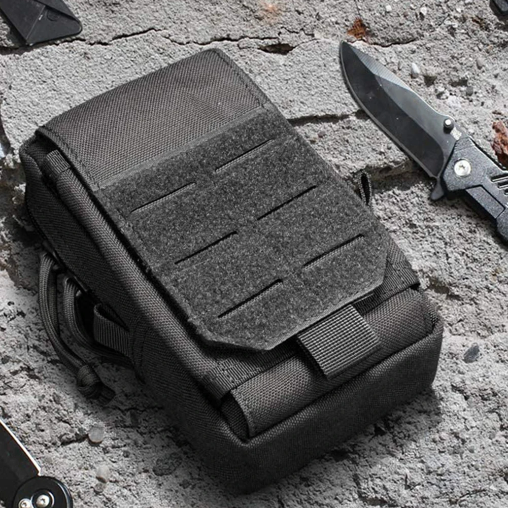

Outdoor Mobile Phone Holster Tactical 600D Nylon Waterproof Belt Pouch Waist Bag Phone Carrying Bag for 7