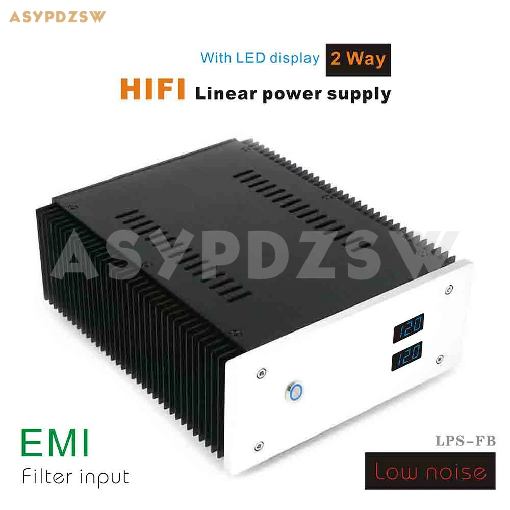 

LPS-FB 2 Way HIFI полностью дискретный Линейный источник питания с низким уровнем шума DC 5V/9V/12V/15V/18V/24V со светодиодным электромагнитным входом