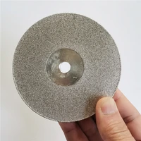 double sided diamond grinding wheel 100mm4 inch x10mm hole ceramic gemstone agate tungsten steel alloy grinding wheel