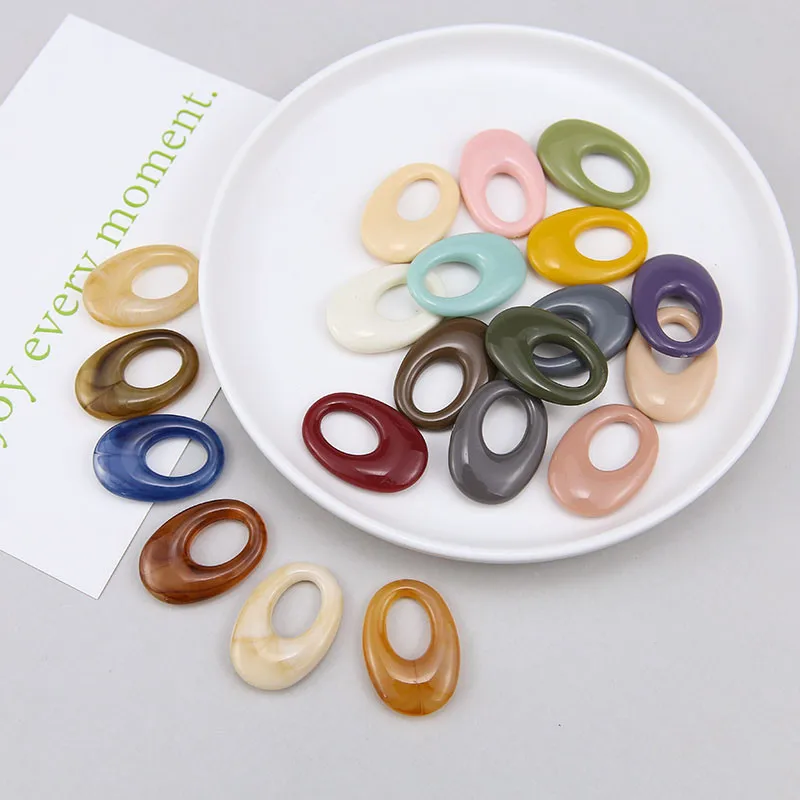 10 шт. Новинка хит продаж Модные Ретро Простые полые овальные серьги с подвеской