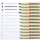 Ручка Pigma Micron комплект 003 005 01 02 03 04 05 08 1,0 2 3 BR Для манга мягкой щеткой, файнлайнер, для рисования Рисование эскизов ручки