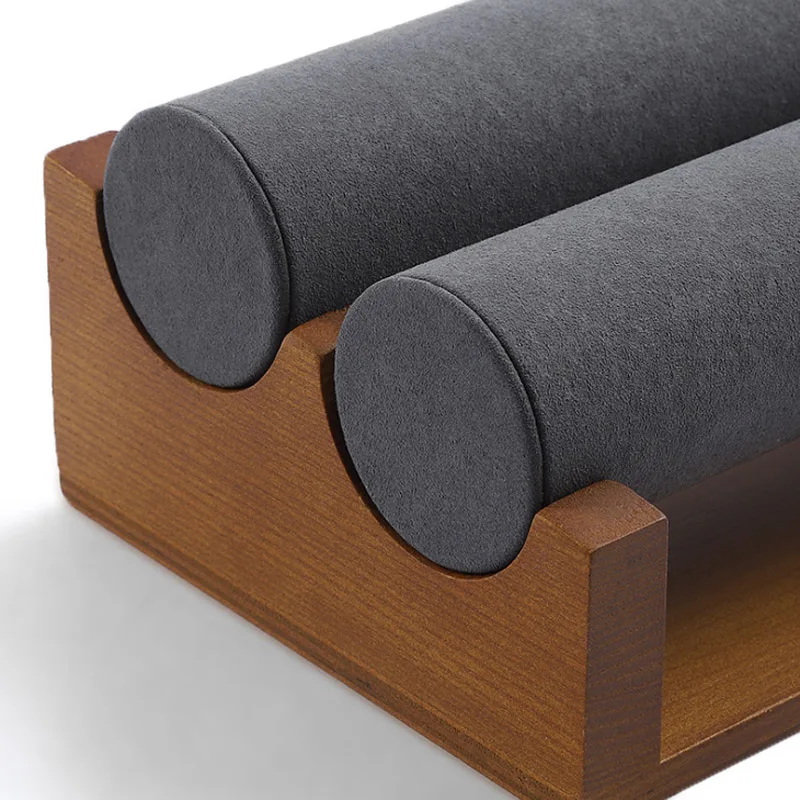 Новый высококачественный деревянный чехол для ювелирных изделий из микрофибры