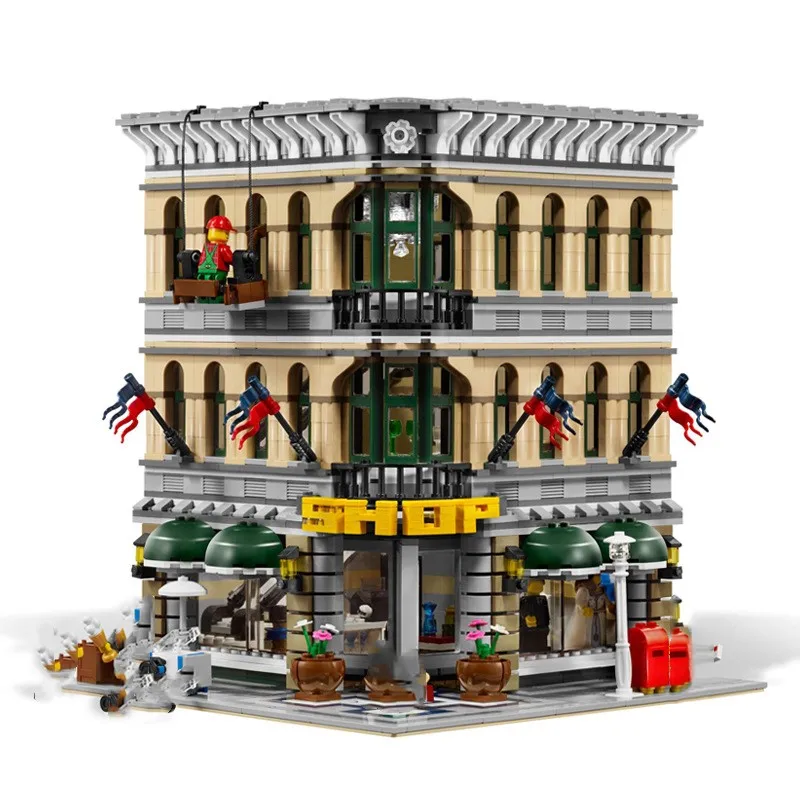 

10211 Grand Emporium Compatible with 15005 City Creator Model Building Blocks