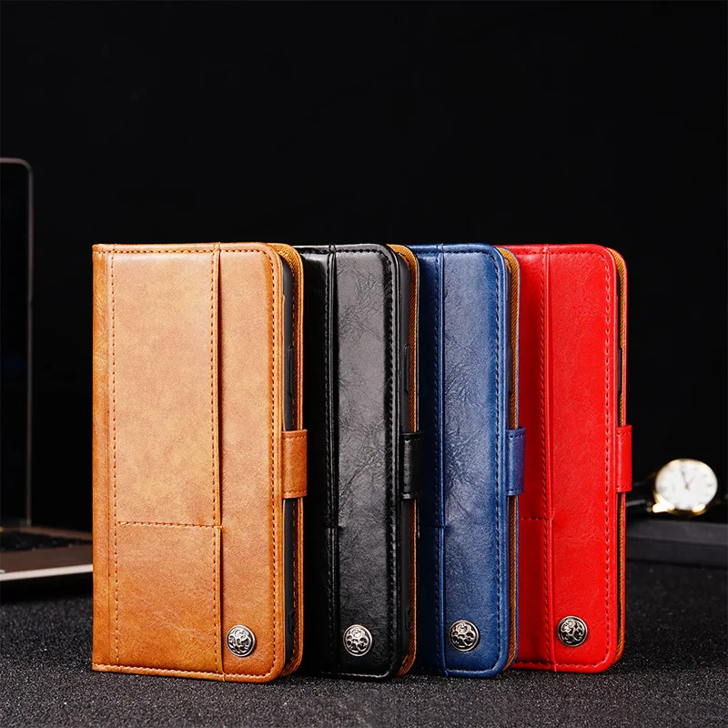 

Luxury Flip Wallet Cases Multi-card Case For Motorola P40 P30 Power Play Note One Action Zoom Vision Pro Power Macro Hyper Cover