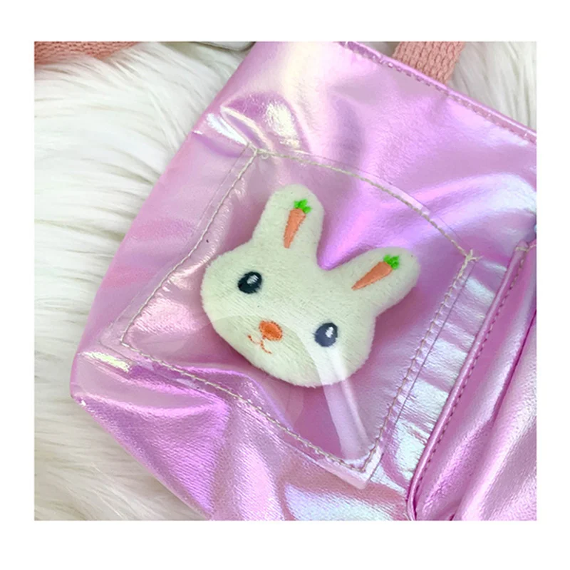 2022 Sacs holographiques girls Sac à bandoulière pour femmes sacoche à épaule en PVC fourre-tout couleur bonbon