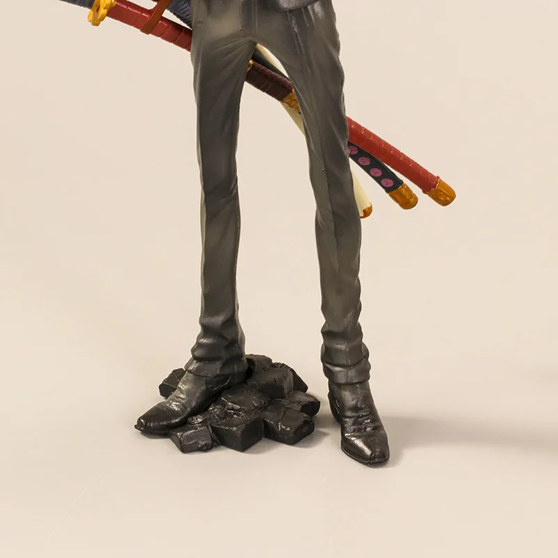 

27cm Japanese Anime One Piece Fugure Model Newworld Roronoa Zoro Straw Hat Classic Battle PVC Action Figure Collectible Toy Gift