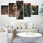 HD Печать холст домашний декор фотографии 5 шт. для косплея по аниме атака на Титанов (Атака Титанов (Shingeki No Kyojin настенная живопись искусство аниме плакат