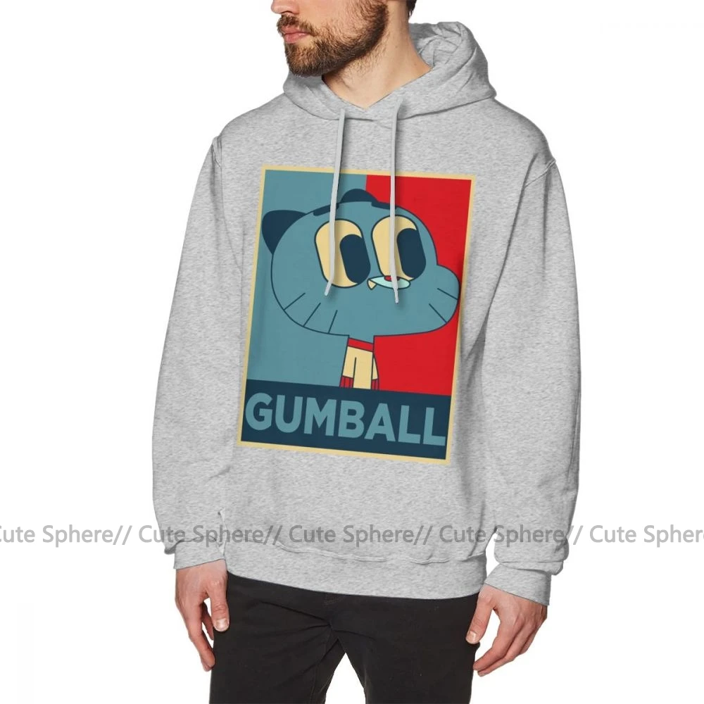 Gumball удивительный мир Толстовка удивительный мир Gumball 15 Gumball толстовки Красный Мужской пуловер худи длинные осенние толстовки