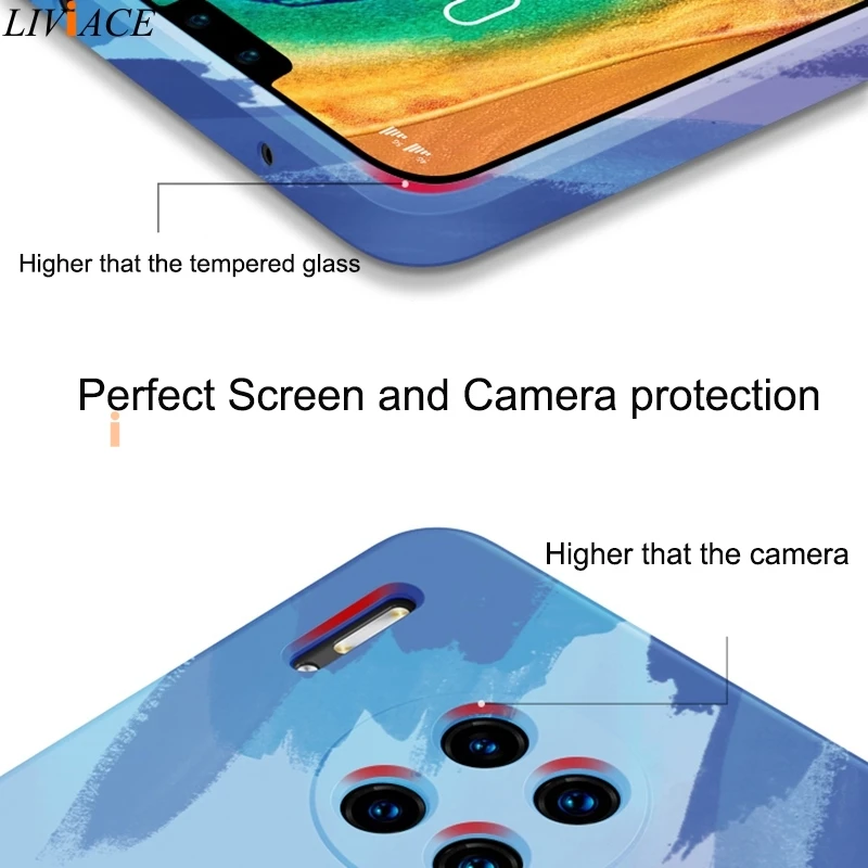 water color silicone phone case for xiaomi redmi note 8 note 8 pro note 7 note 9 10 pro k20 9 9a 9c 9t poco x3 m3 f3 gt cover free global shipping