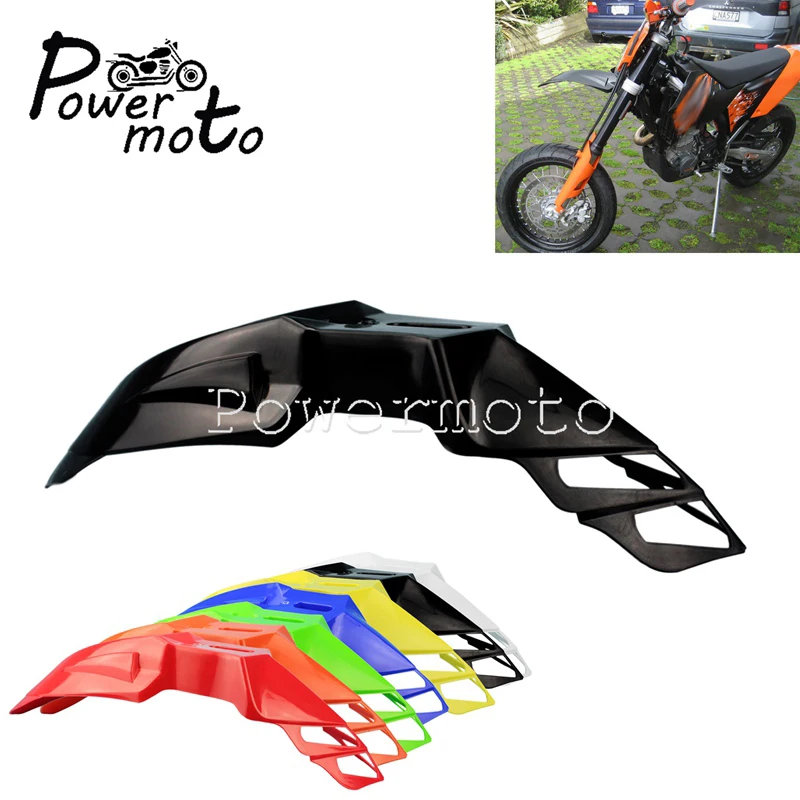 Переднее брызговик Supermoto универсальный Передний EVO для Kawasaki Yamaha Suzuki|Накладки и