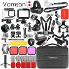 Комплект аксессуаров Vamson VS20, водонепроницаемый чехол для GoPro Hero 8, черный монопод для экшн-камеры Go pro 8