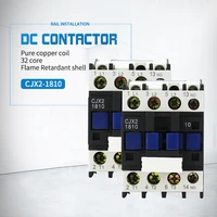 rail mount dc contactor cjx2 1810z electric magnetic contactor 18a lp1 1810 contactors dc12v 24v 48v 110v for motor protection