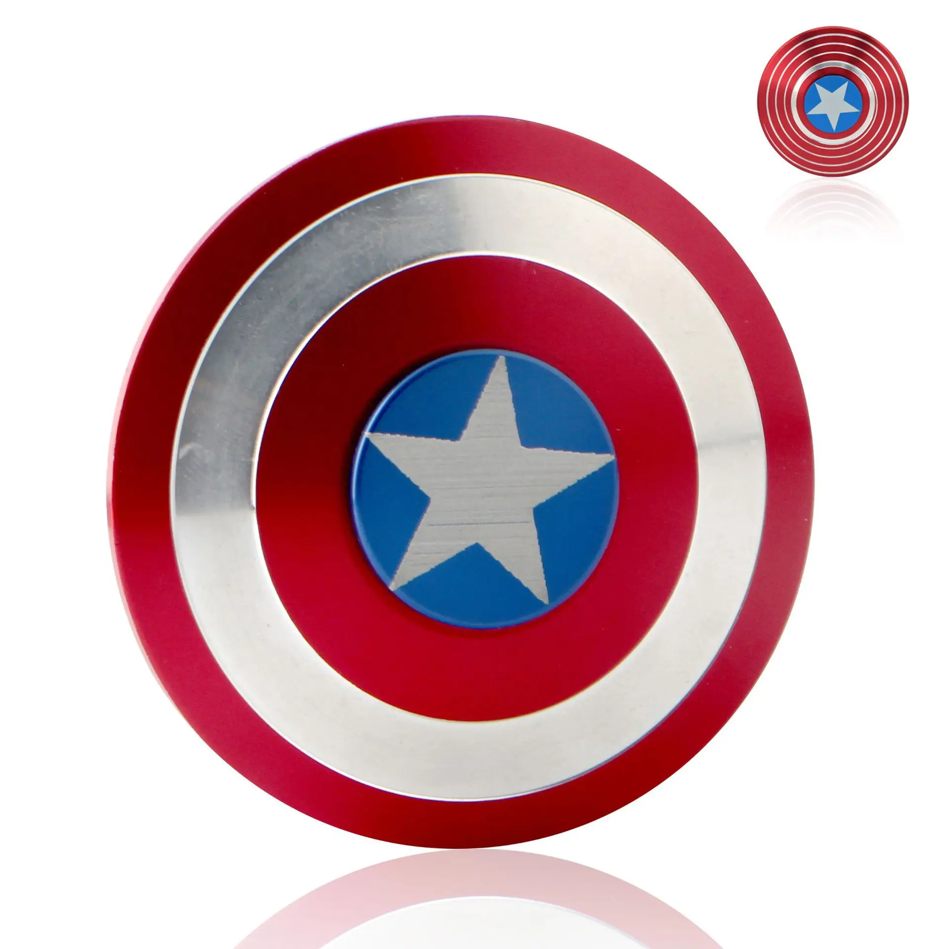 Капитан Америка щит Спиннер Человек паук Железный человек игрушка декомпрессии