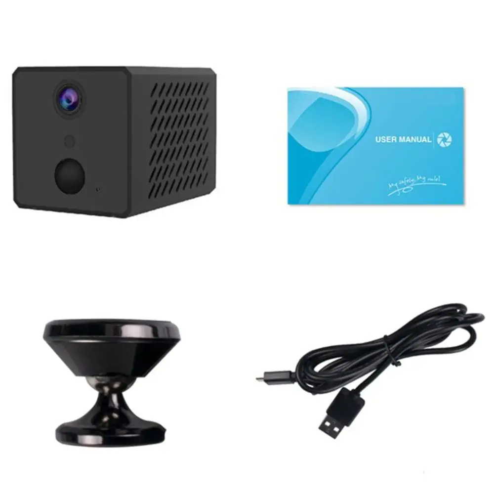 

1080p IP Camera Wifi Battery Mini Camera 2600 mah Battery Wifi Camera IR Night Surveillance Security Camera