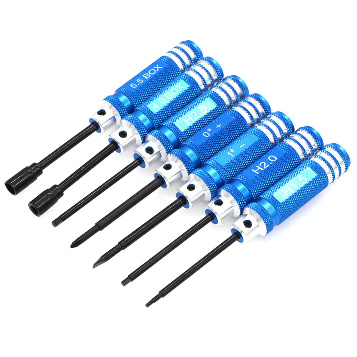 

7pcs/lot Hex Socket Nut Key Metric Screw Driver Tool Set for RC Heli/Car/Drone