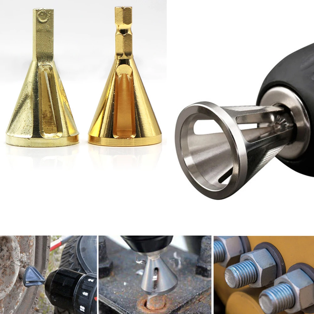 Треугольная ручка с шестью отверстиями инструмент для удаления заусенцев сверло