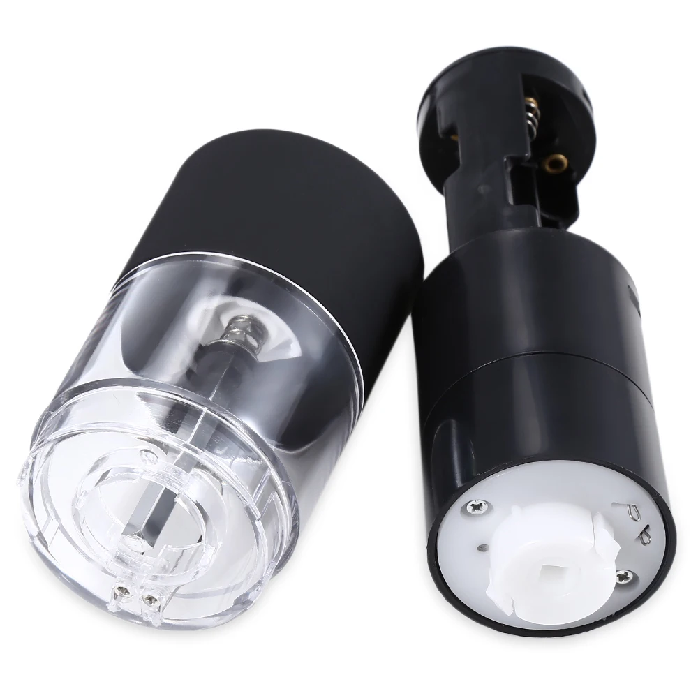 

Automatic Salt Pepper Grinder Set Electric Plastic Ceramic Burr Mill For Herb Pepper Spice Adjustable Kitchen Grinding Gadgets