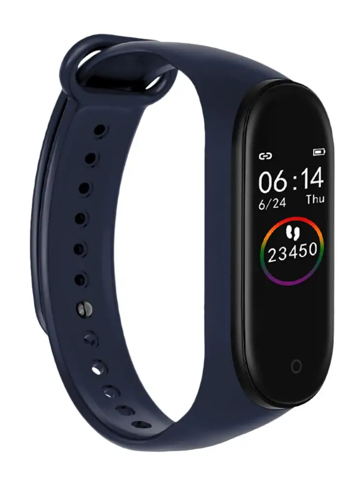 Умный Браслет M4 Водонепроницаемый Фитнес-браслет с цветным экраном мониторинг