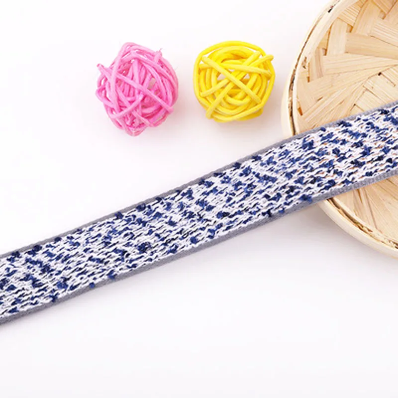 2 ярда 4 см аксессуары для одежды сделай сам красная синяя хлопковая кружевная