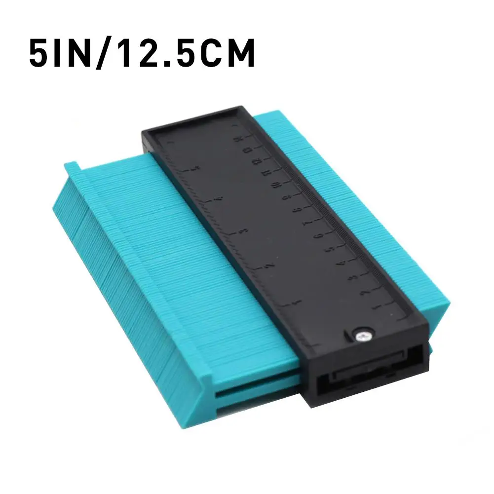 5inch Контурный манометр профиль Калибр форма Дубликатор 10 дюймов пластик Деревообработка форма Трассировка шаблон измерительный инструмент Быстрая - Цвет: 5inch