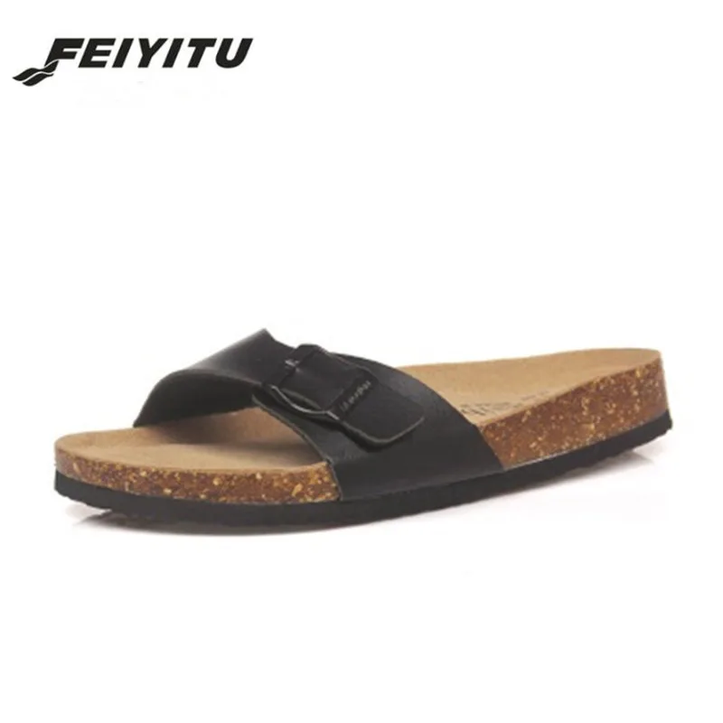 FeiYiTu Новинка 2018 летние мужские сандалии Комнатные тапочки Обувь на плоской