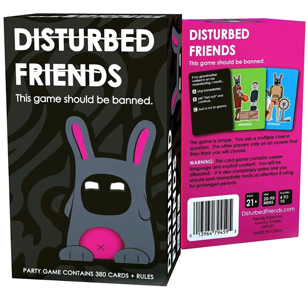 Explosion DISTURBED Confused Friends Extended Edition Adult Board Games | Wooden Blocks