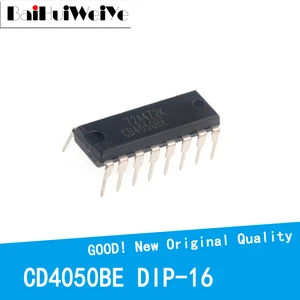 10PCS/LOT CD4050 CD4050BE 4050BE DIP-16 New Original IC Good Quality Chipset In Stock DIP16