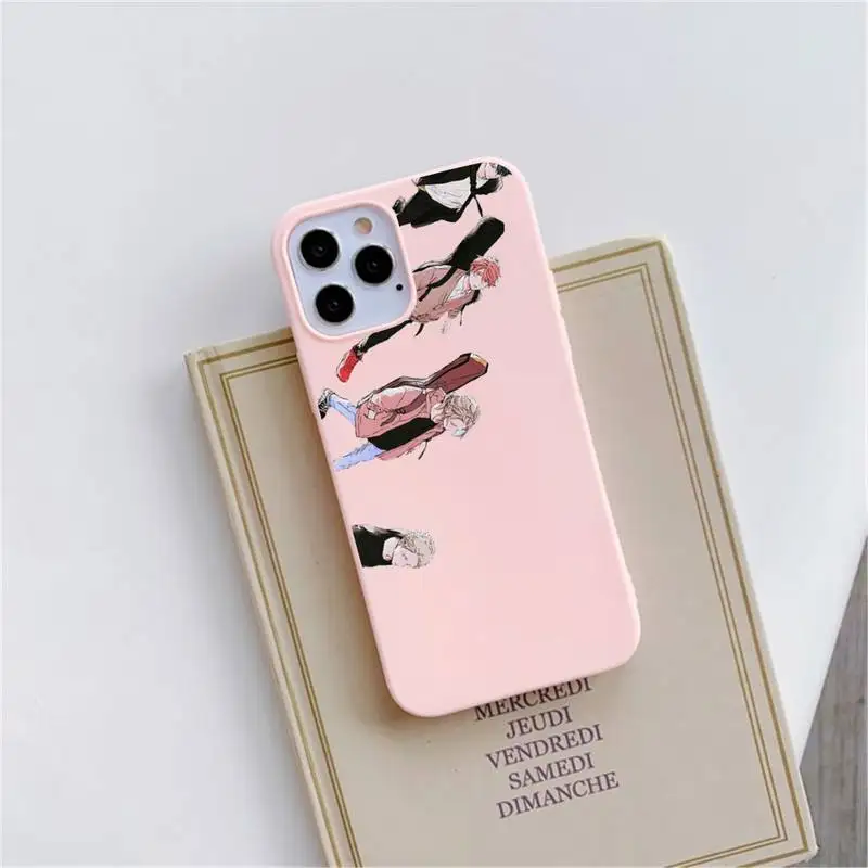 

Japan Anime Given love Phone Case Candy Color for iPhone 6 6S 7 8 11 12 XS X SE 2020 XR mini pro Plus MAX funda