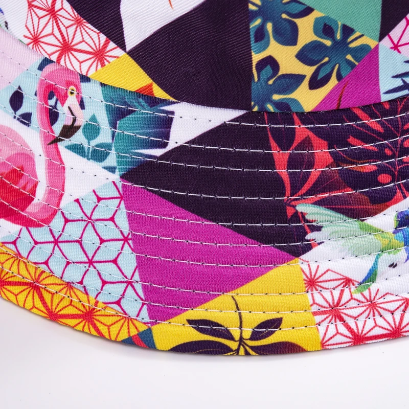 

Summer Bucket Hat Men Women Print Double Sided Flowers Leaves Fisherman Hat Boys Girls Fashion Hip Hop Outdoor Panama Travel Hat