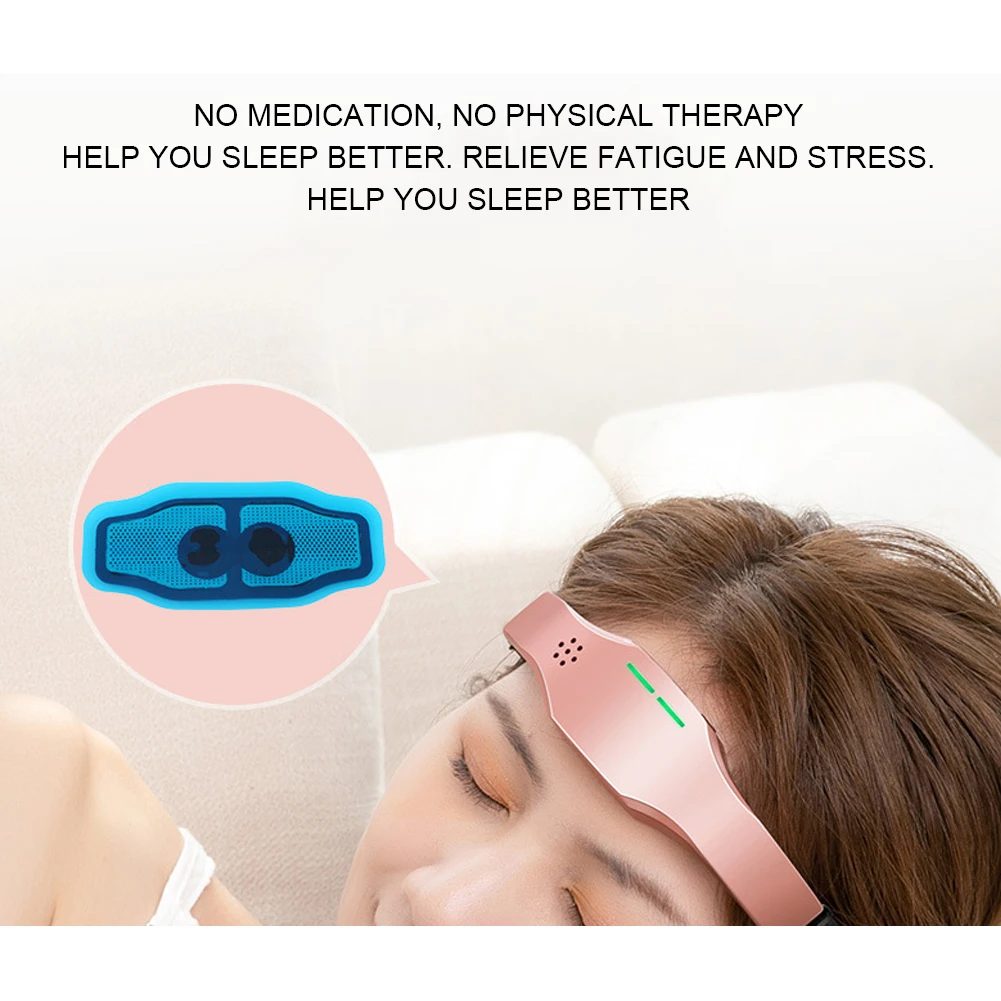 Электрический массажер для головы монитор сна устройство терапии бессонницы