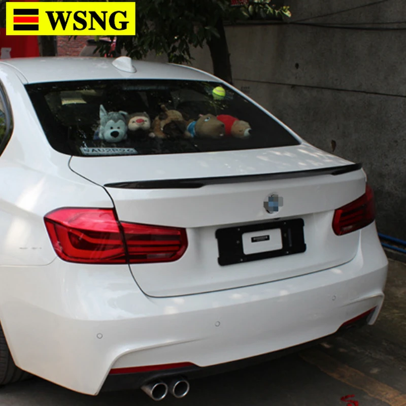 Для BMW F30 F35 F80 Новый 3 серии седан задний багажник Крыло ABS спойлер из материала P