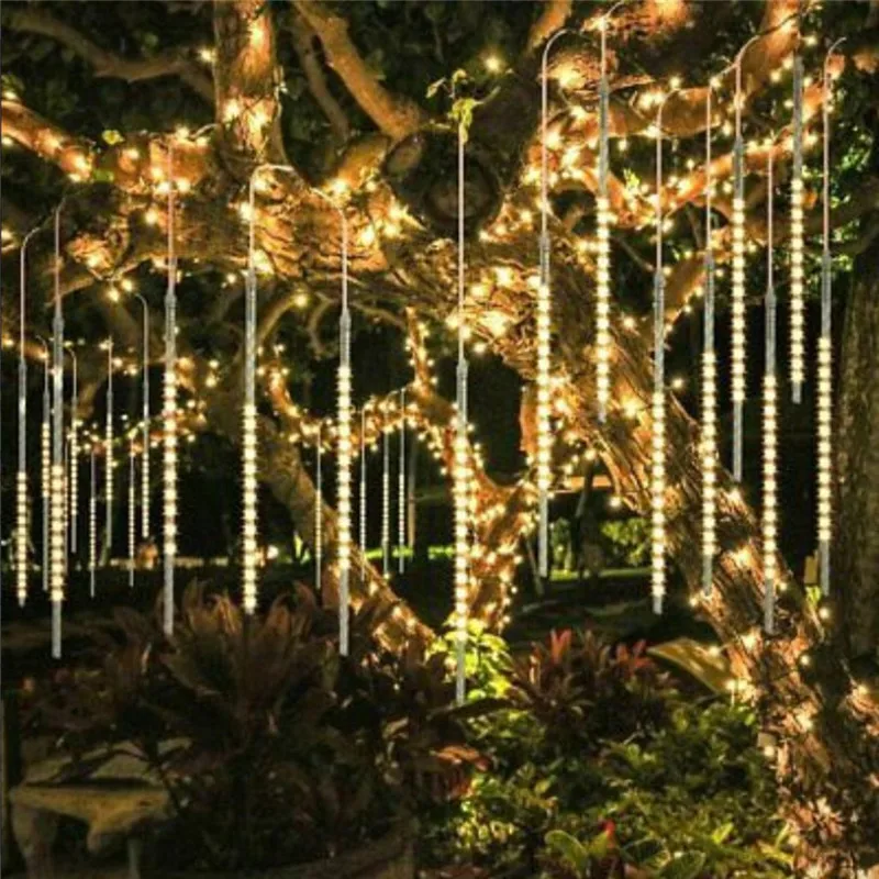 Гирлянда 30 см вечерние ринки светодиодный светодиодные огни для душа дождя