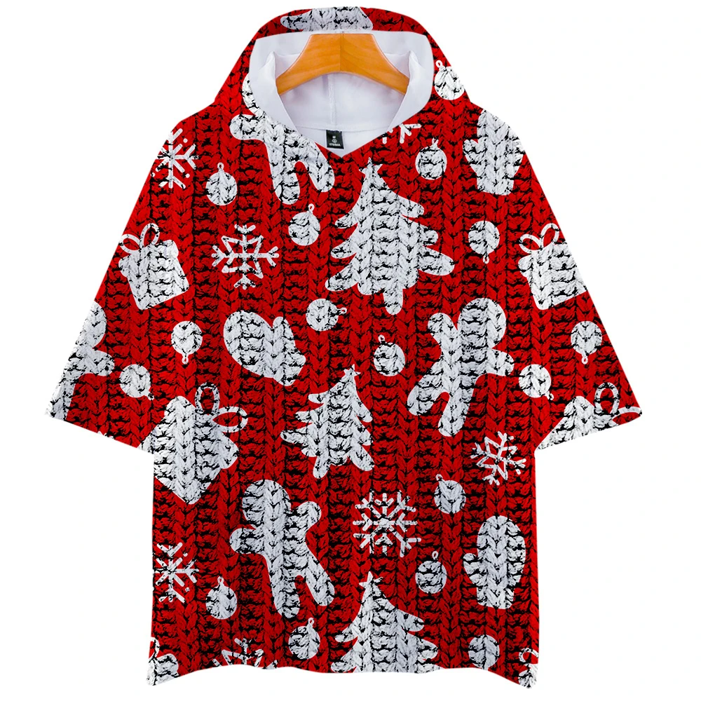 Женские/мужские толстовки с капюшоном и коротким рукавом Повседневная модная