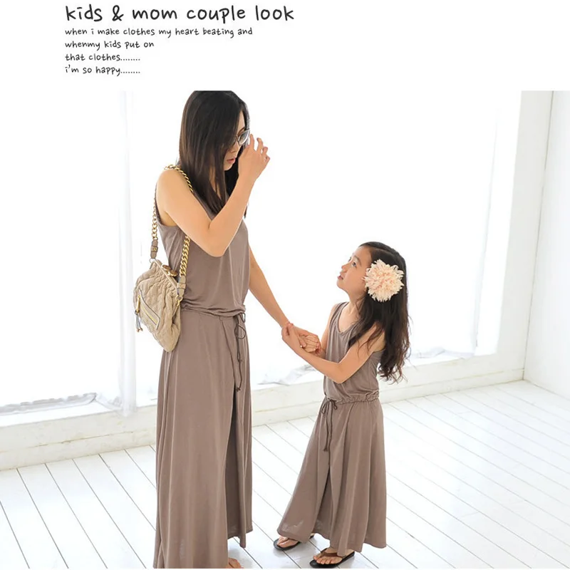 Пара костюмов для мамы и дочки летние костюмы дочки|Сочетающаяся одежда семьи| |