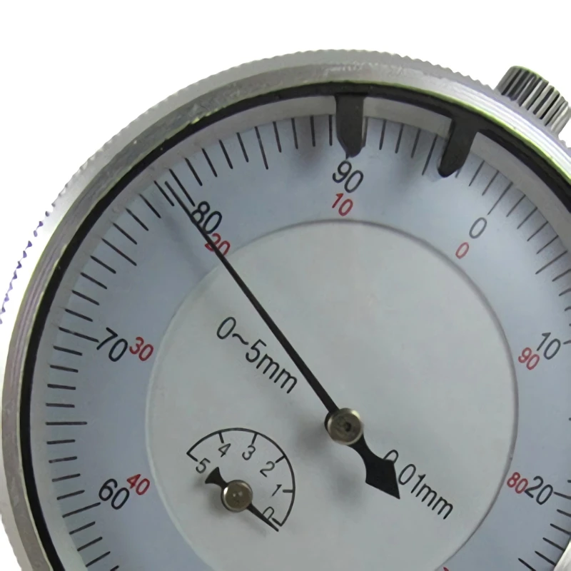 

0-5mm/0.01mm Dial Indicator Gauge Meter with Lug Back Precise Micrometer Tool