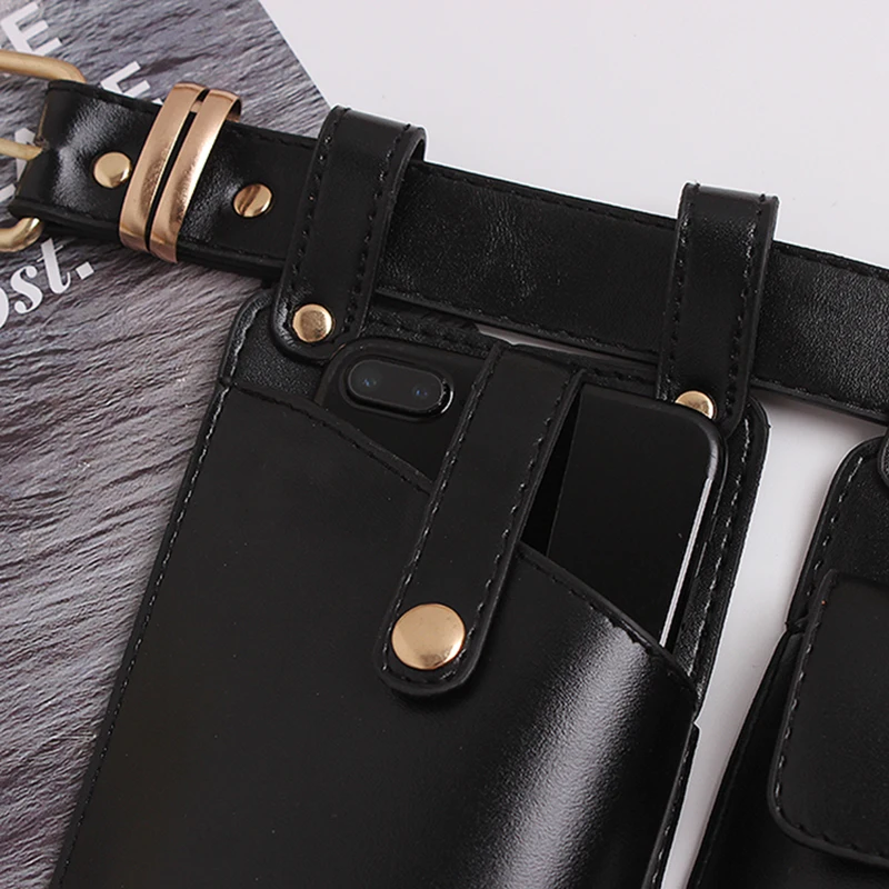 TWOTWINSTYLE Vintage Synthetic Leather Women's Belt Beading Hit Color Patchwork Bag Belts For Female Fashion Autumn Tide