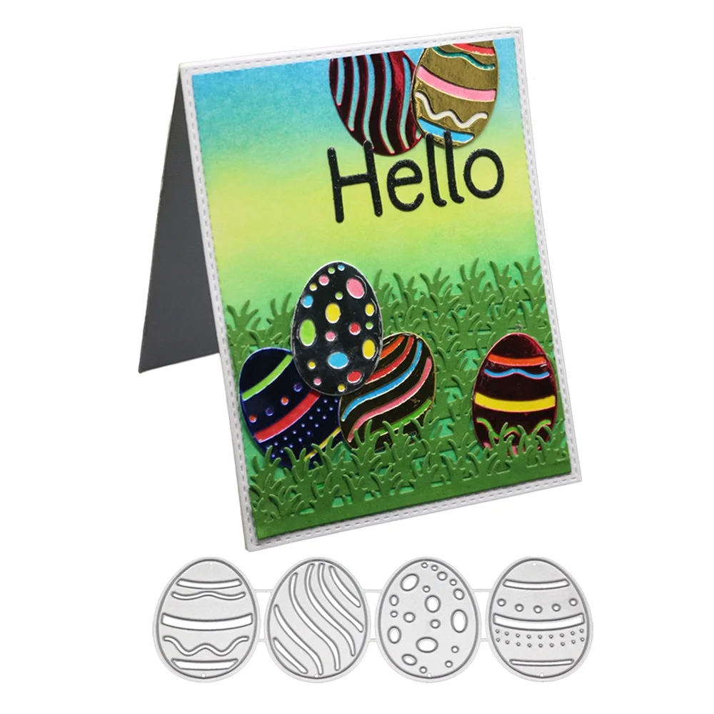 Пасхальное яйцо металлические режущие штампы Новые Креативные Формы инструмент