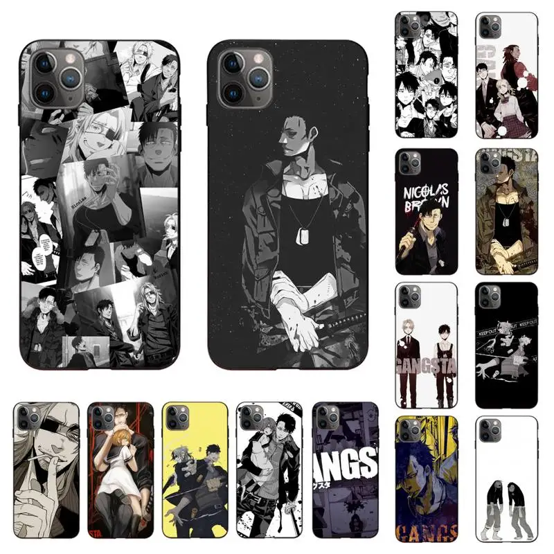 MaiYaCa gangsta anime Phone Case for iPhone 11 12 13 mini pro XS MAX 8 7 6 6S Plus X 5S SE 2020 XR cover