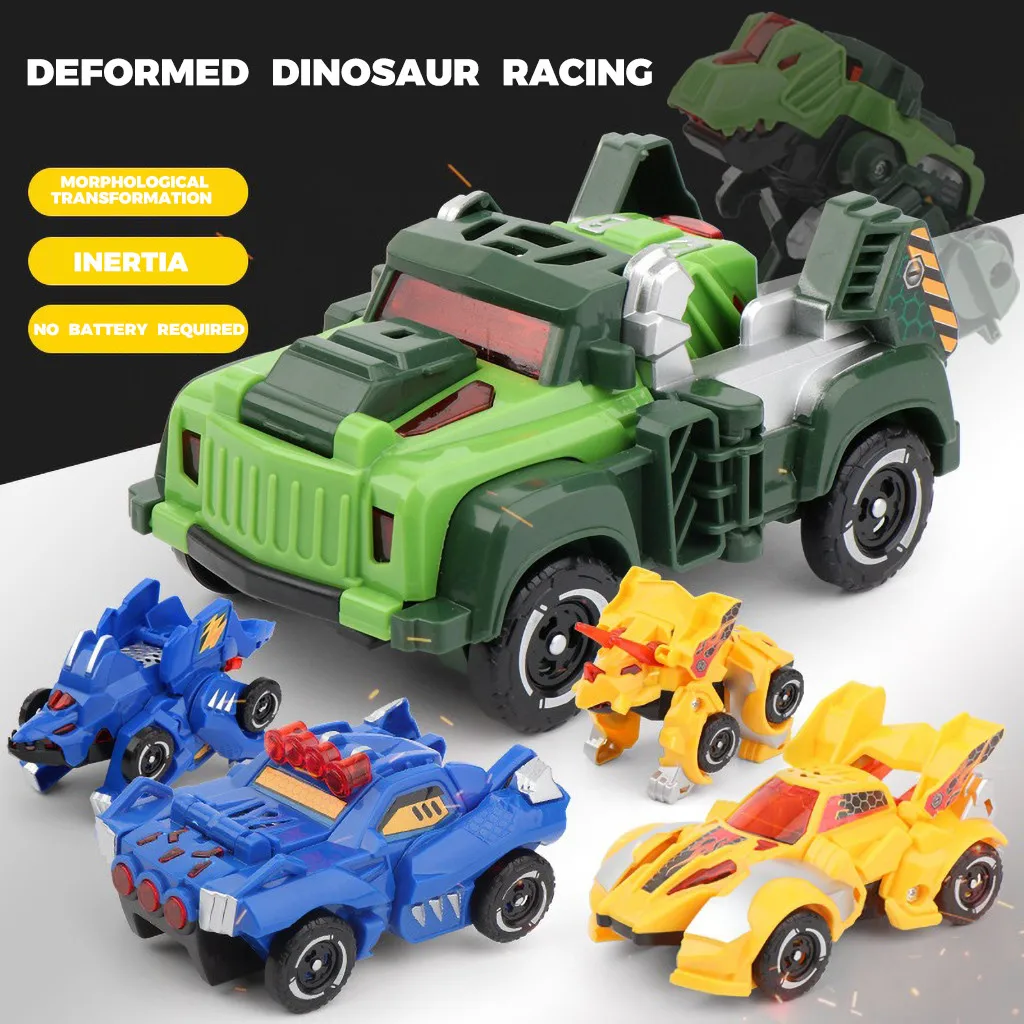 Детская инерционная игрушка деформация динозавр автомобиль головоломка Игрушки