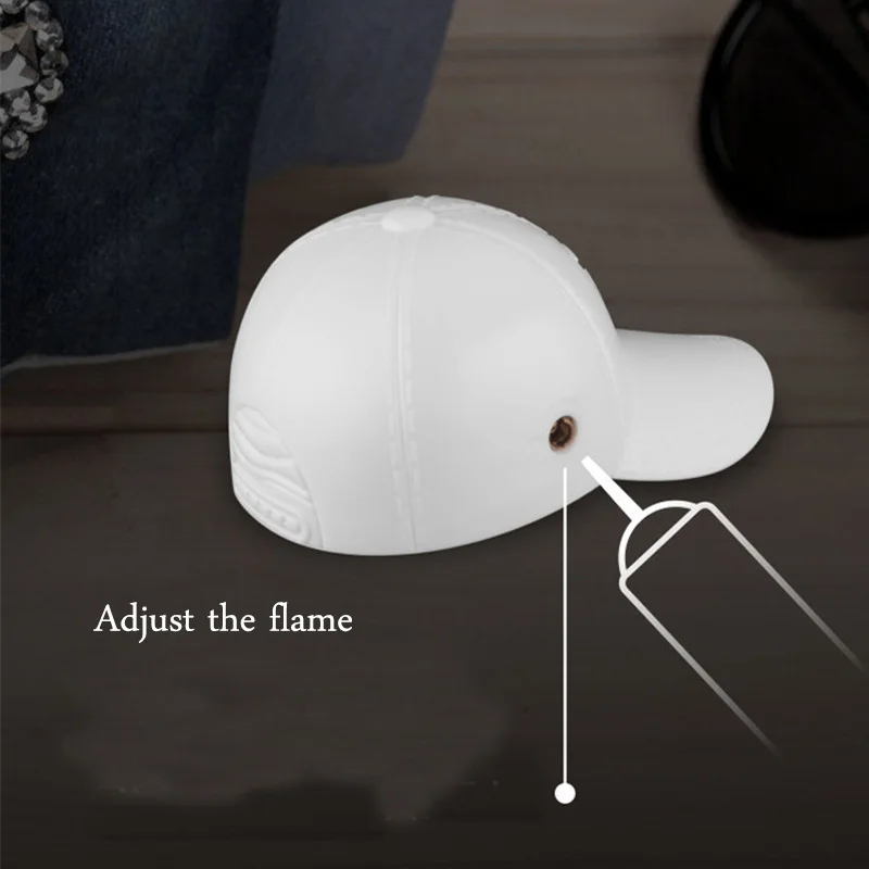 Creative Mini Lighter Butane Gas baseball hat Shaped Cigarette Lighters Nice Gift Funny | Дом и сад