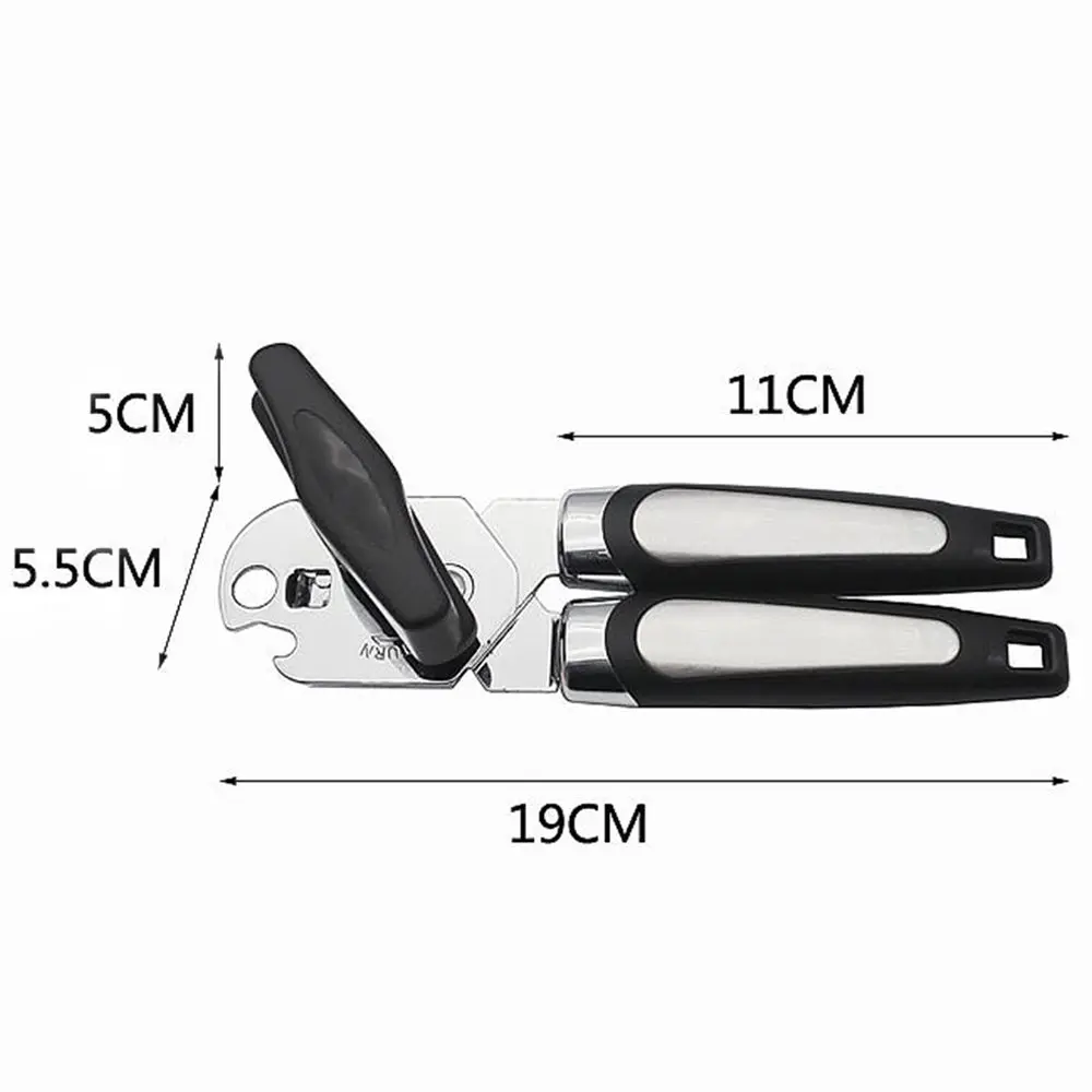 

1 Pcs Stainless Steel Can Opener Side Cut Bottle Opener Multifunctional Manual Cans Opener Kitchen Gadgets Tools Accessories
