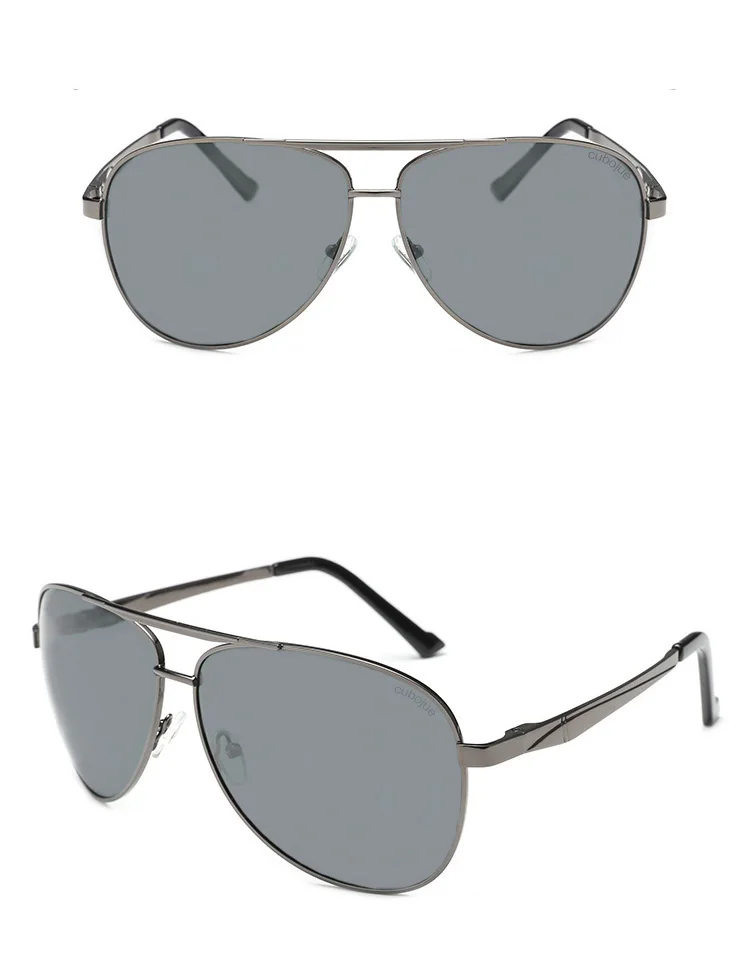 Cubojue 160mm Mens's Sunglasses Polarized Oversized Sun Glasses for Man Driving Spring Hinge UV400 Case Free Big Fat Face