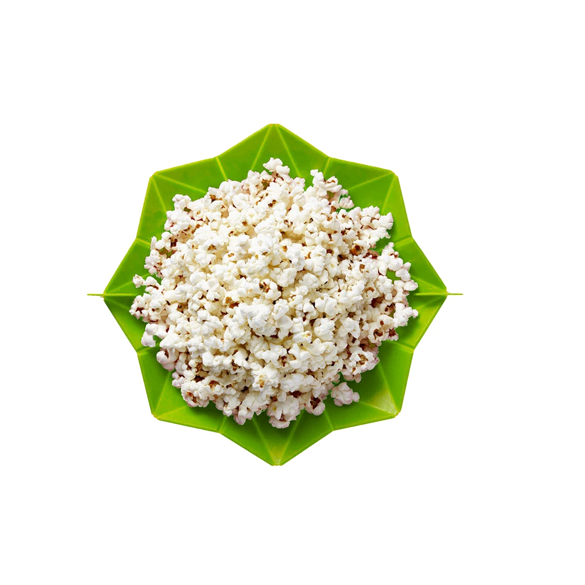 Силиконовая складная чаша для приготовления попкорна в микроволновой печи