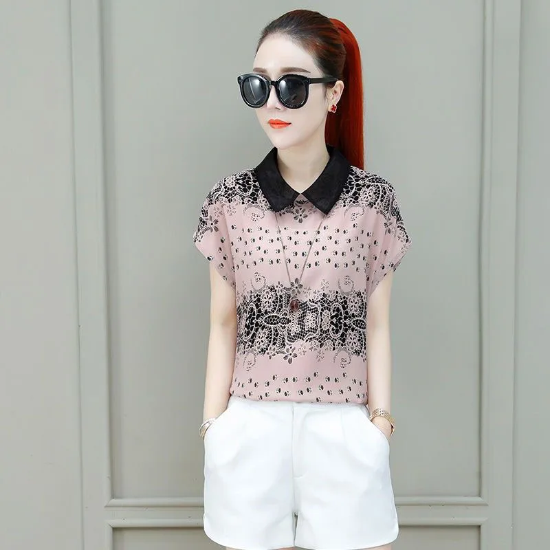 Женские весенне летние стильные шифоновые Блузки Рубашки повседневные с