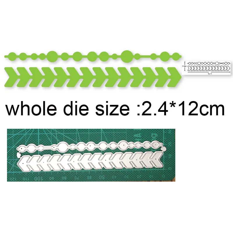 

Craft dies Lace Edge Strip Border Metal Cutting Dies Stencils dies For Scrapbooking dies Paper Craft Decoration Embossing Dies