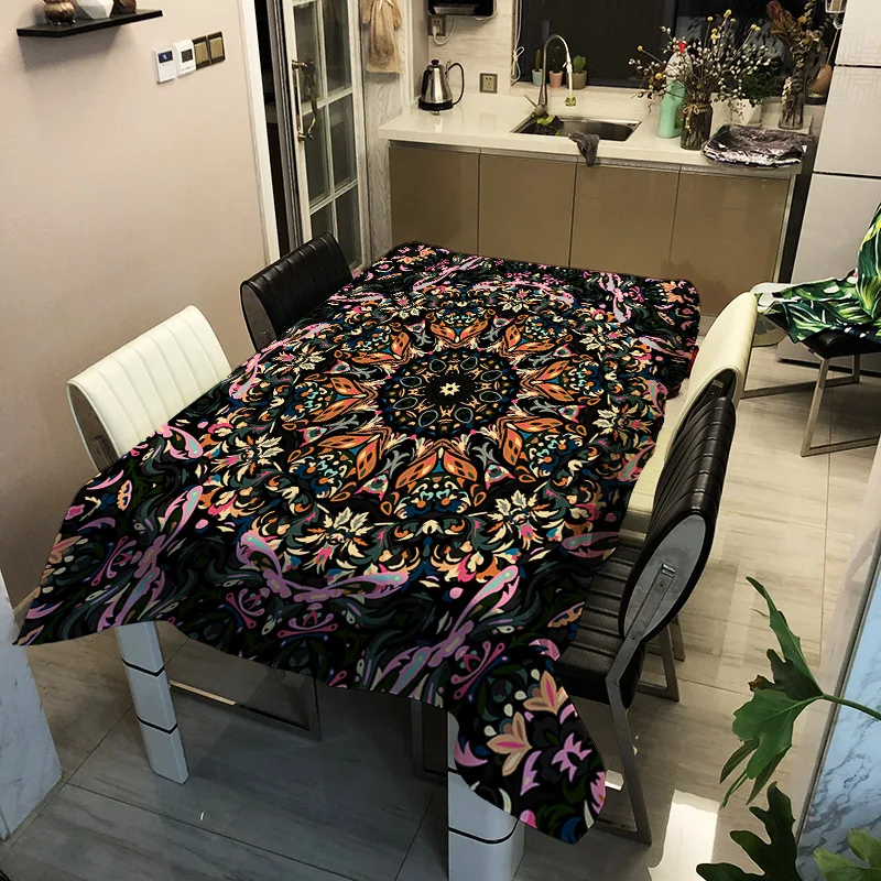 Бирманский стиль скатерти пылезащитный коврик в шкафчик обеденный стол крышка