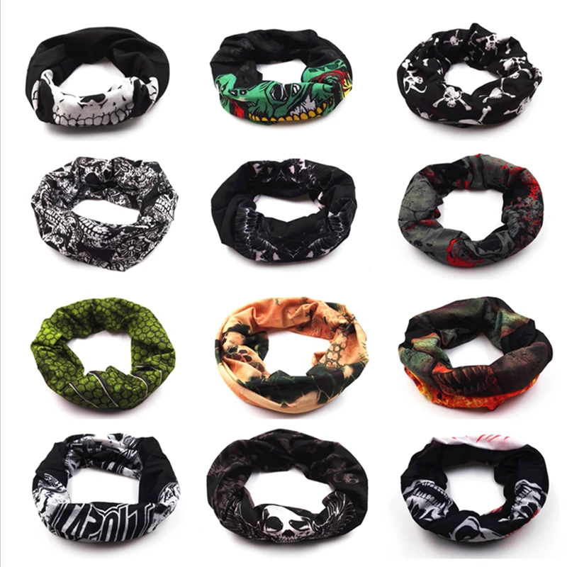 Уличная спортивная бандана шарф повязка на голову пирата зимний для верховой