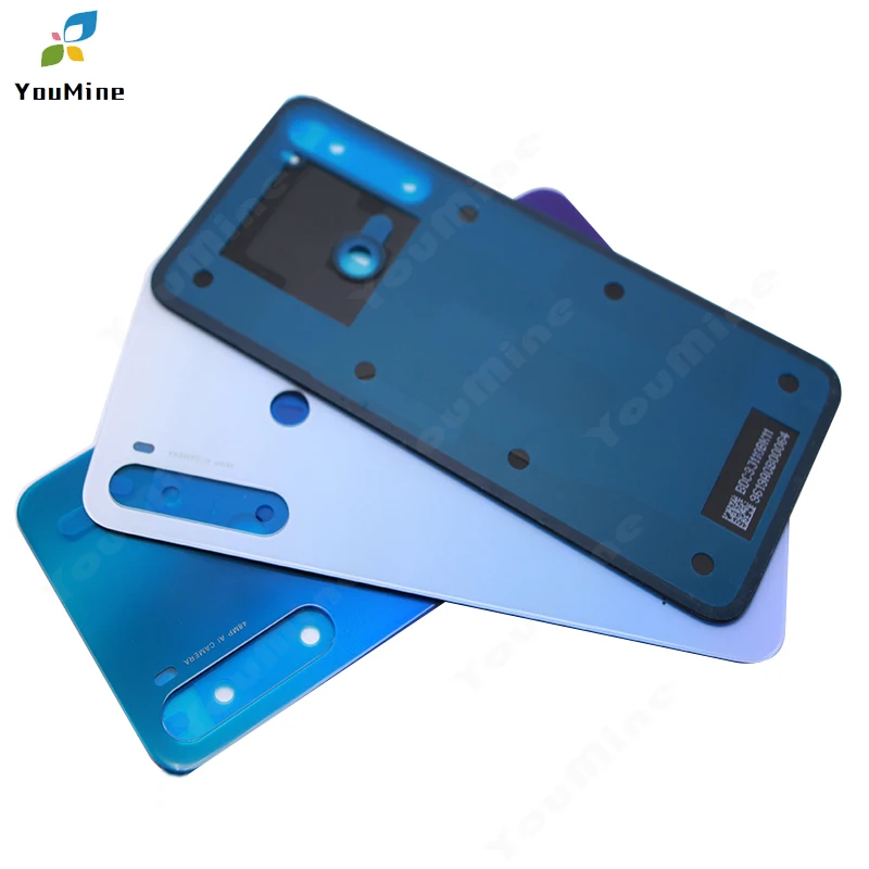 Для Xiaomi Redmi note8 Задняя крышка батареи стекло Корпус Дверь задний Чехол Замена+ объектив камеры для Redmi note 8 pro задний корпус