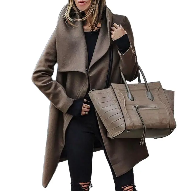 

Outerwear Outfits Short Cardigan Women Solid Coat Turn Down Collar Long Sleeve Slim Jacket Fashion Female Spring Jacket