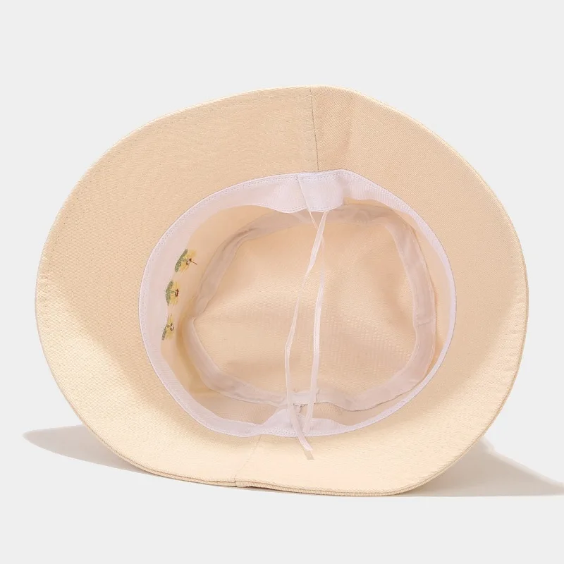 

2021 New Bucket Hats Men Women Three Little Flower Caps Embroidery Fishing Hats Summer Outdoor Sun Protection Panama Hat Bonnet
